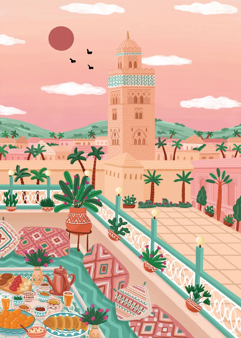 Koutoubia mosque, Morocco