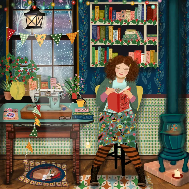 Sewing and Reading