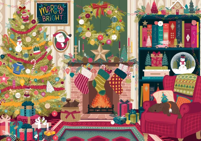 Festive Fireplace