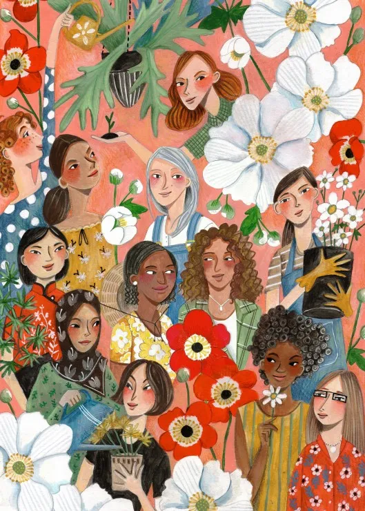 Women Gardening
