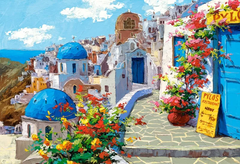 Spring in Santorini