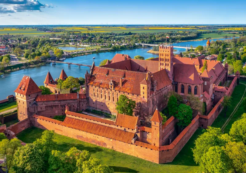 View of Malbork Castle, Poland
