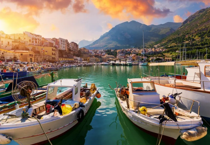 Port and Fishing Boats - Sicily