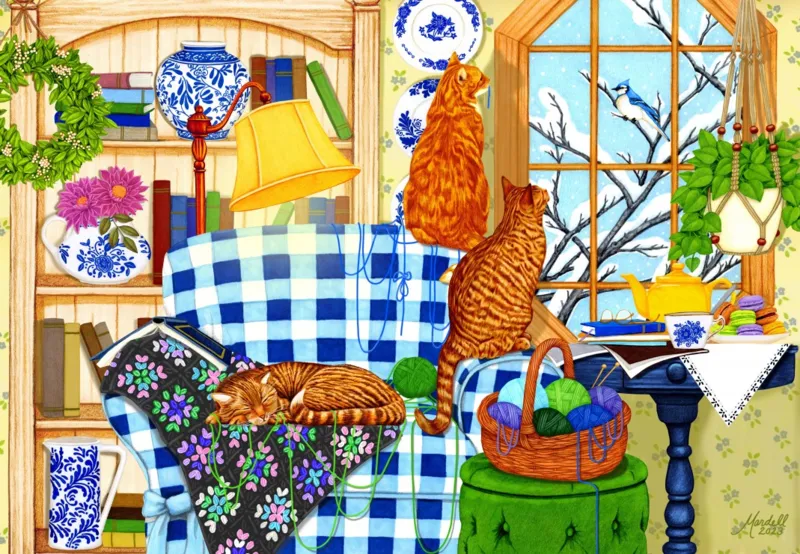Cozy Winter Cats