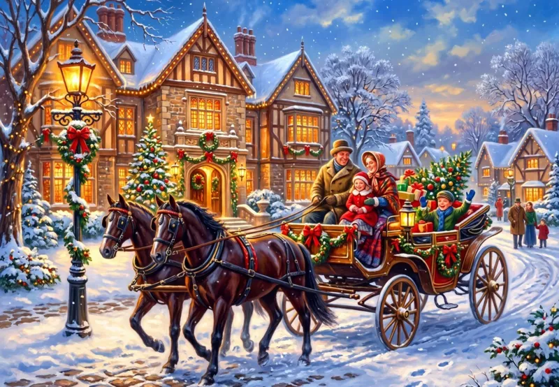 Christmas Horse-Drawn Carriage Ride
