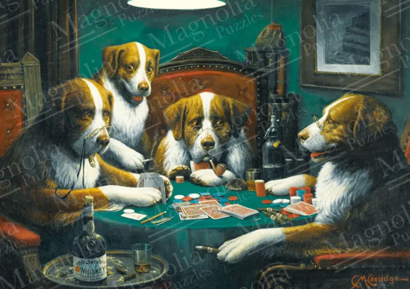 Dogs Playing Poker