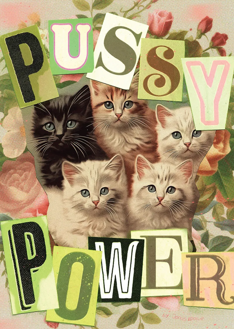 Mini puzzle 99 pieces - Pussy Power