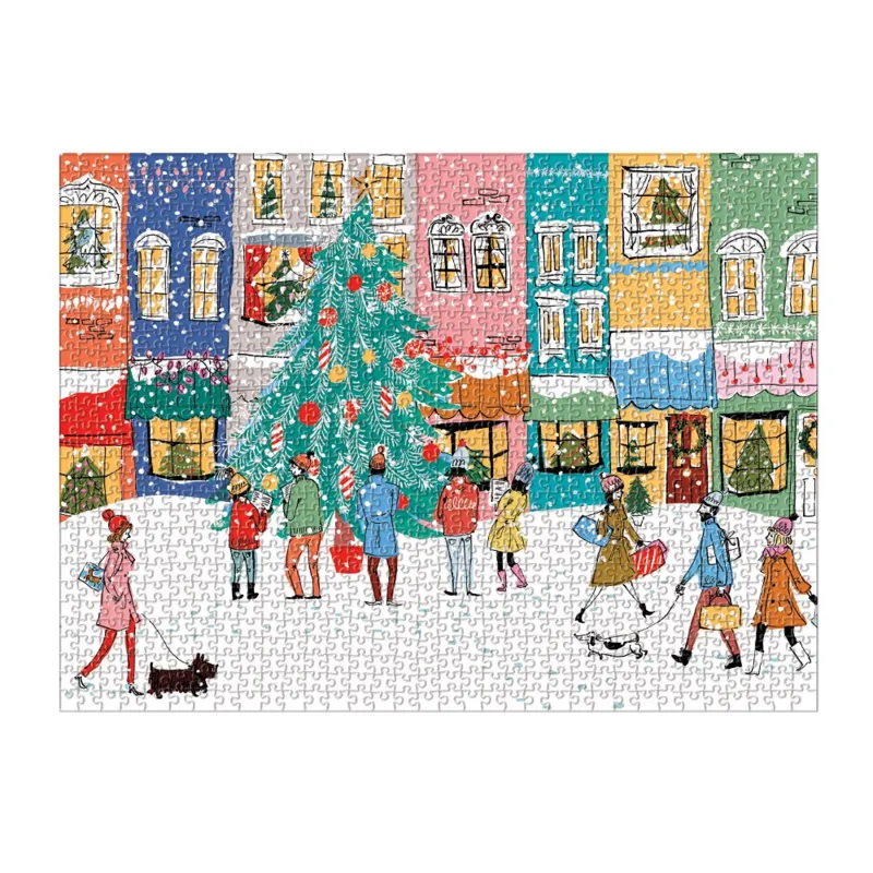 Christmas Carolers - Square Boxed 1000 Piece Puzzle