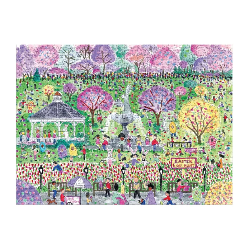 Michael Storrings - Easter Egg Hunt 1000 Piece Puzzle