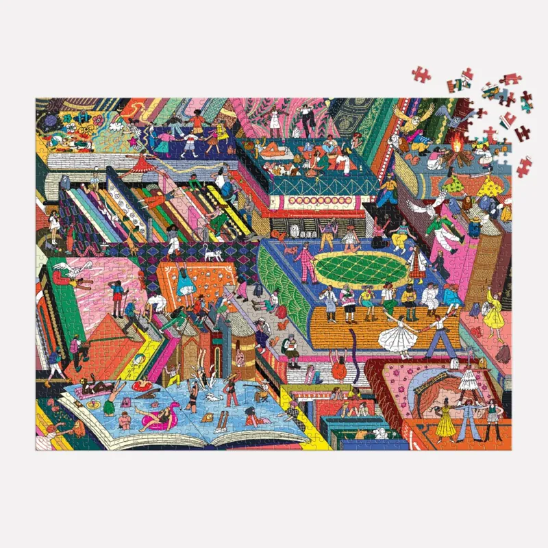 Novel Neighborhood - 1000 Piece Foil Puzzle