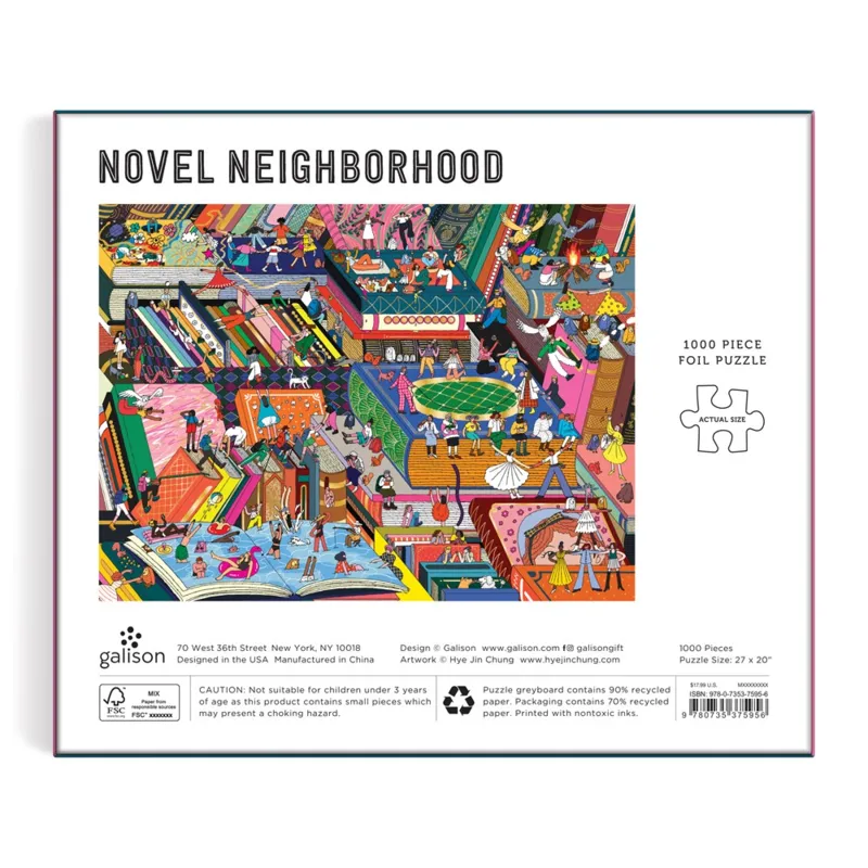 Novel Neighborhood - 1000 Piece Foil Puzzle