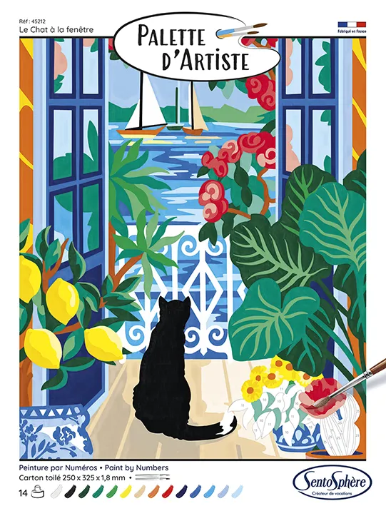 Palette D'Artiste - The Cat At The Window
