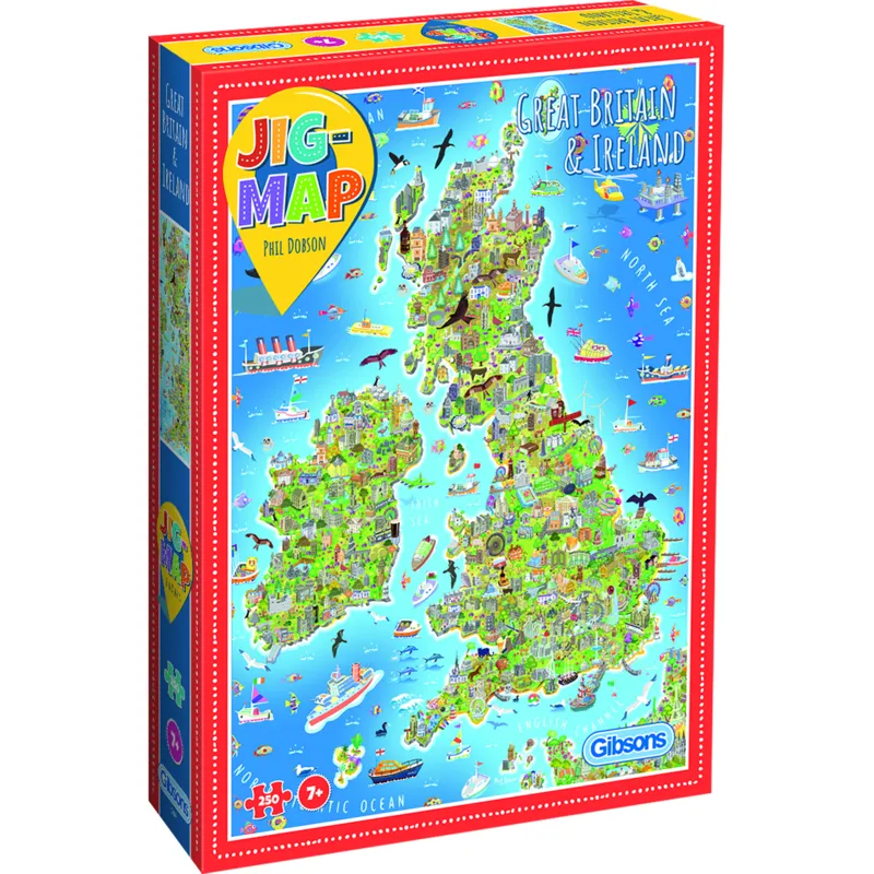 Jigsaw Puzzle - 150 Pieces - Maxi - Great Britain and Ireland