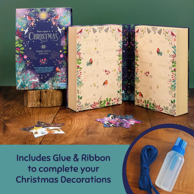 Advent Calendar - Once Upon a Christmas - With Glue and String