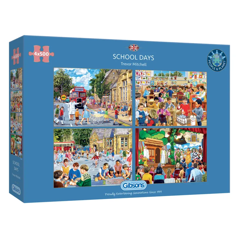 4 Puzzles - School Days