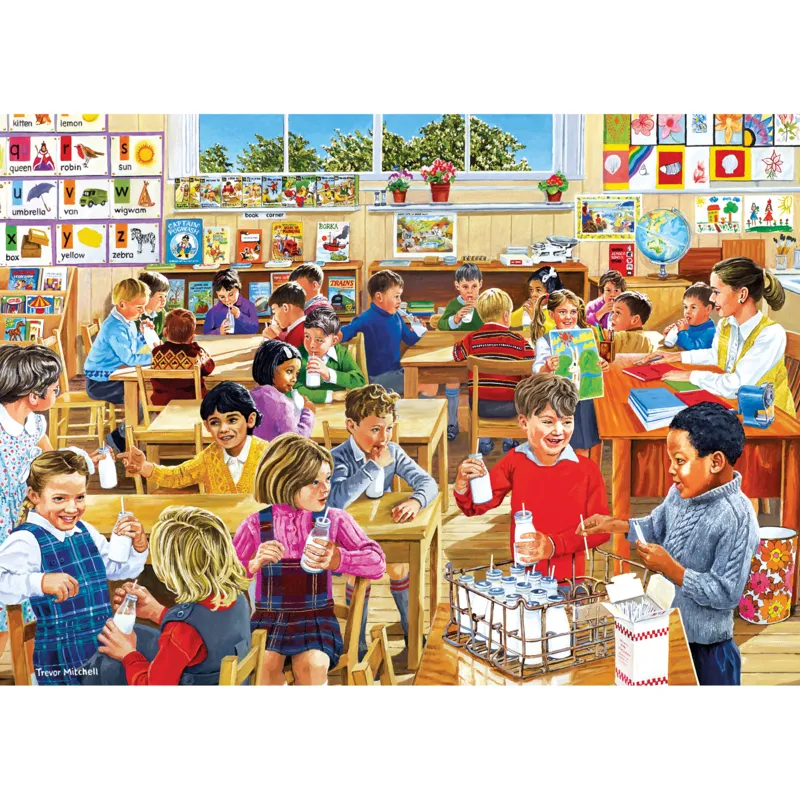 4 Puzzles - School Days