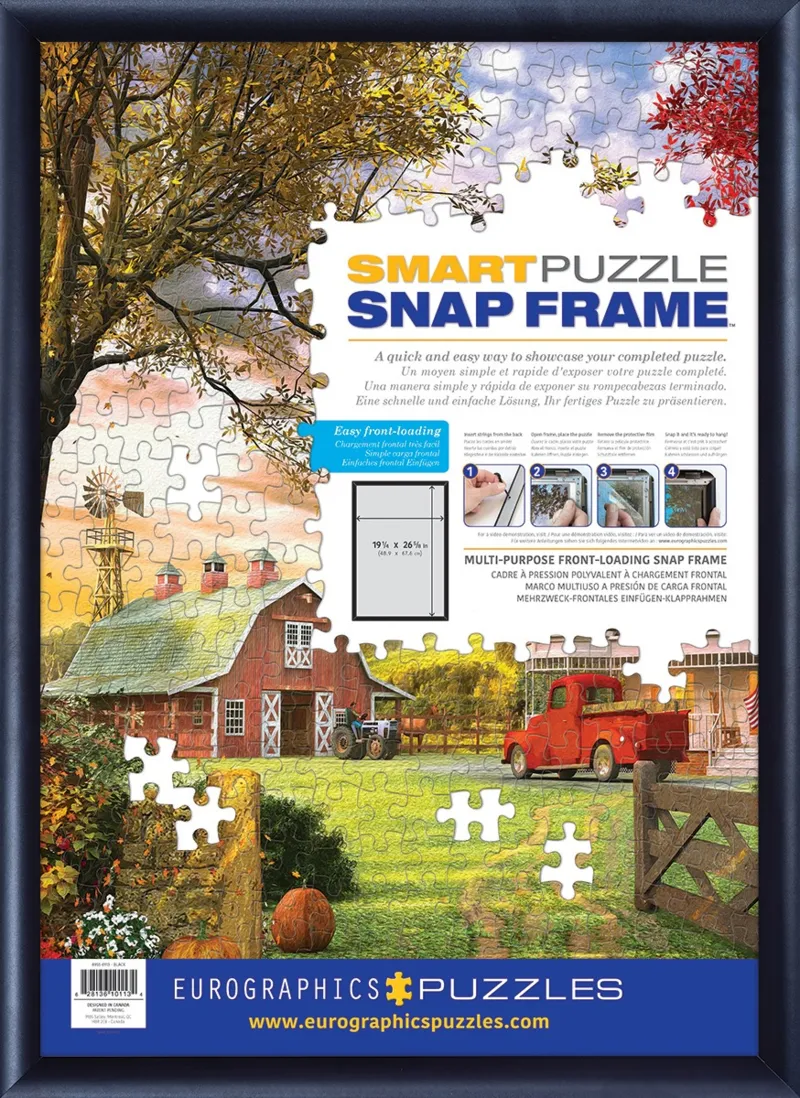 Snap Frame Black for Puzzle - 48,9 x 67,6 cm