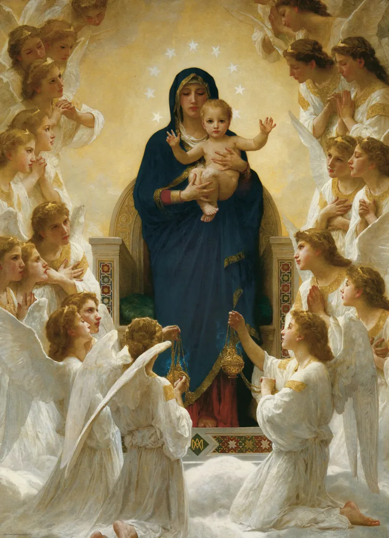 William A. Bouguereau - Our Lady of the Angels
