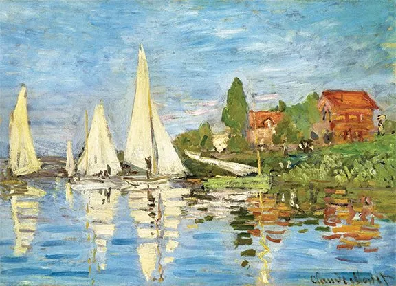 Claude Monet - Regattas at Argenteui