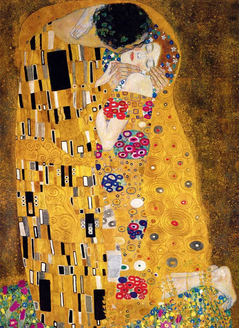 Panoramic Puzzle - The Kiss