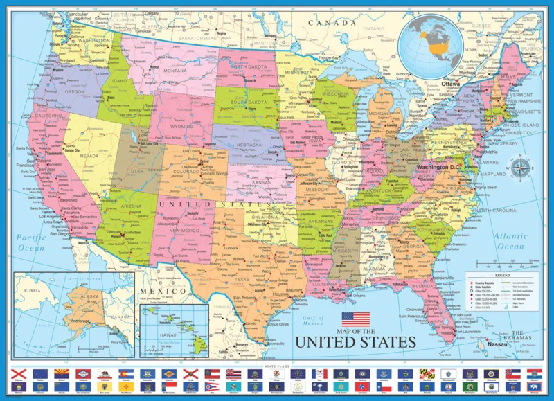 Map of the US