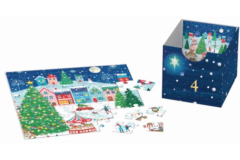 Advent Calendar - Christmas Village - 24 Puzzles