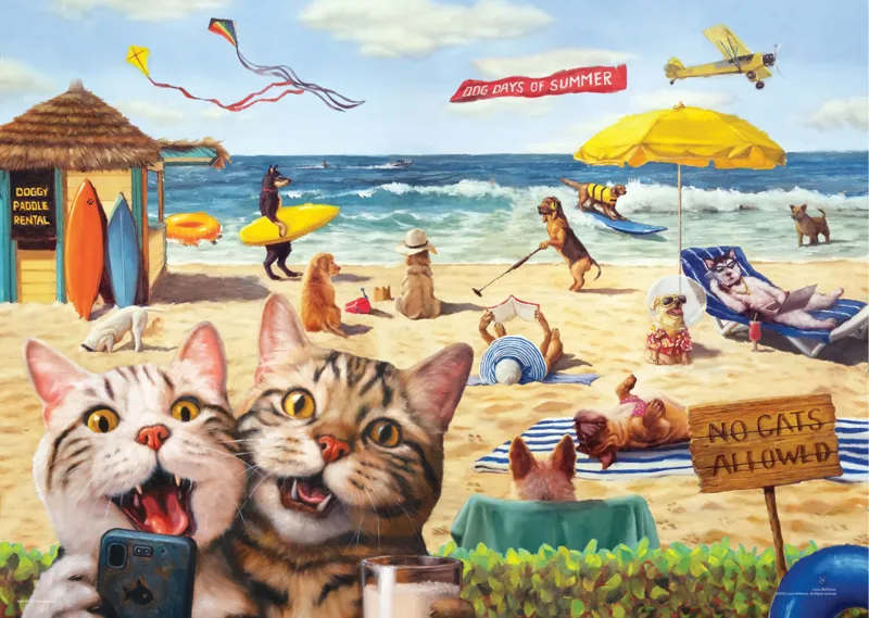 XXL Pieces - No cats allowed by Lucia Heffe