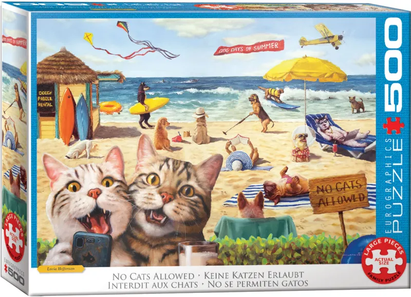 XXL Pieces - No cats allowed by Lucia Heffe