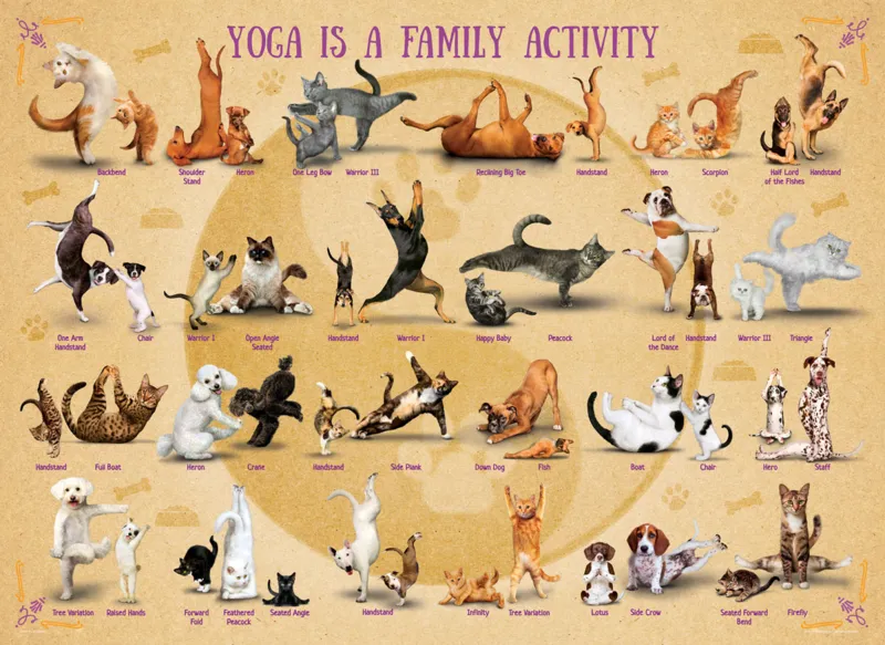 XXL Pieces - Yoga is A Family Activity