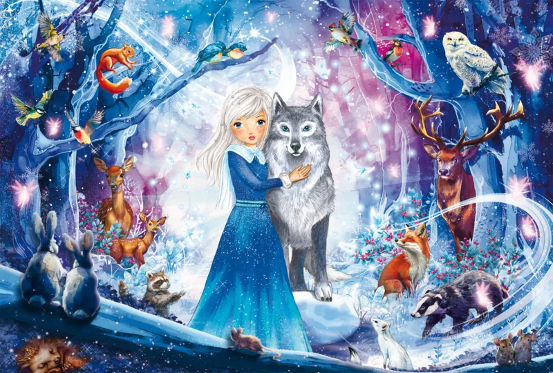 Princess in the Winter Forest