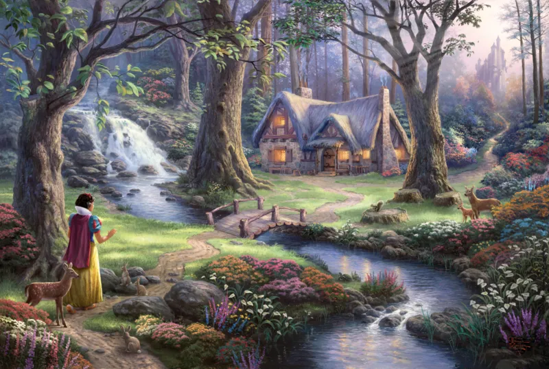 Thomas Kinkade - Disney, Snow White