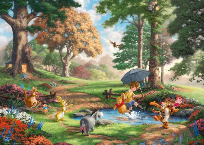 Thomas Kinkade - Disney - Winnie Puh