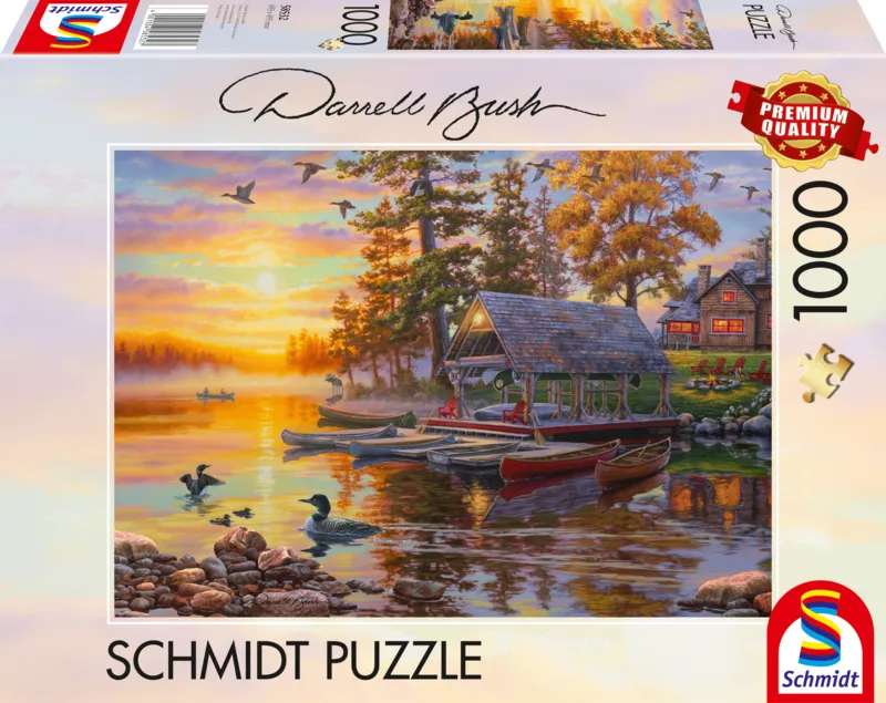 Boathouse with Canoes