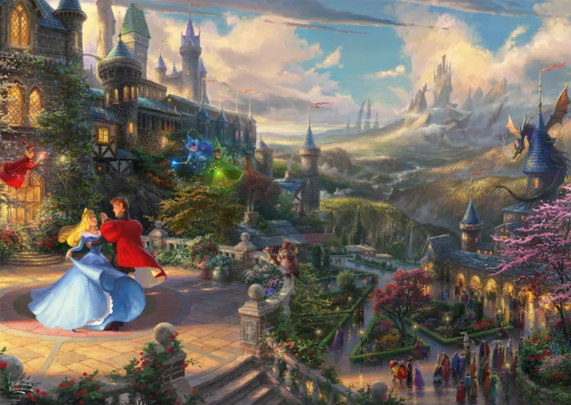 Sleeping Beauty Dancing in the Enchanted Light