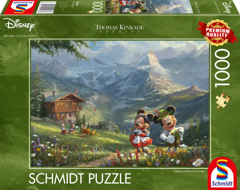 Disney, Mickey and Minnie in the Alps