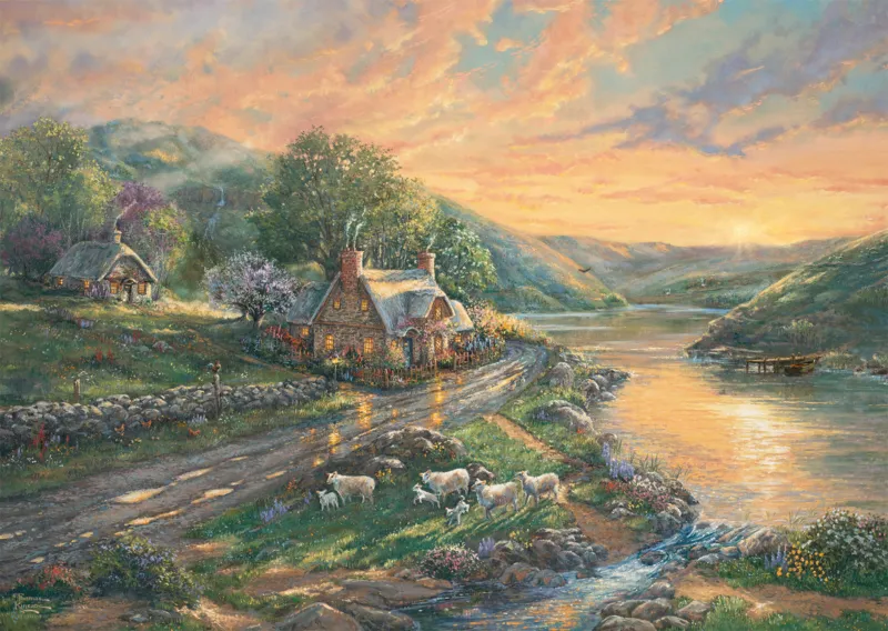 Daybreak in the Emerald Valley
