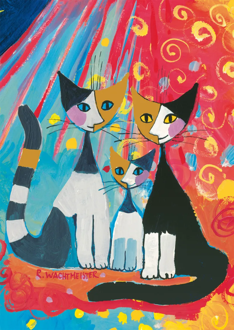 Happy Cat Family