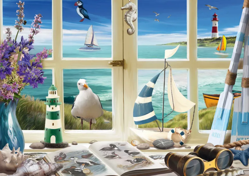 Study by the Sea