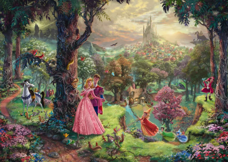 Thomas Kinkade - Disney, The Sleeping Beauty