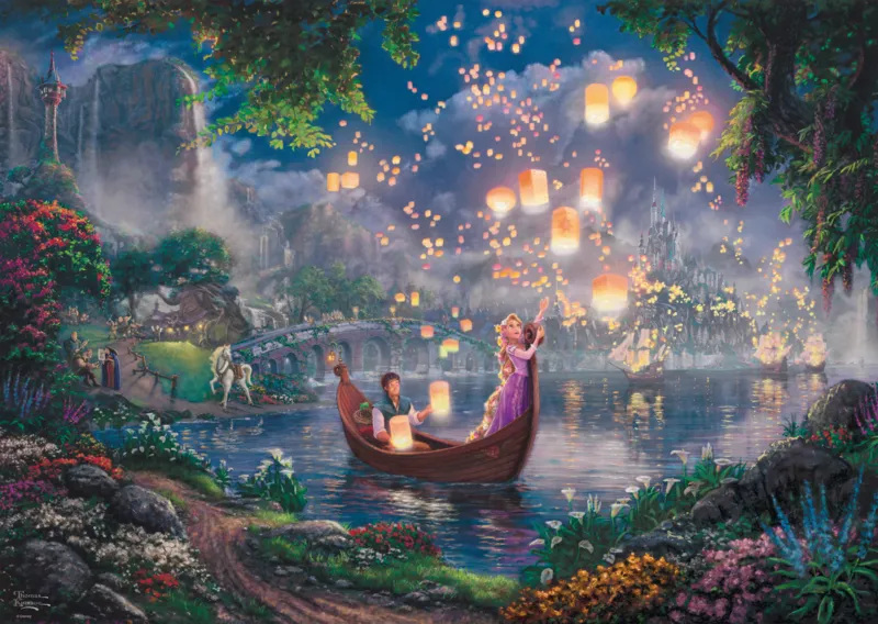 Thomas Kinkade - Disney Rapunzel