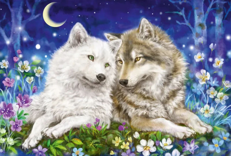 Cuddly Wolf Friends