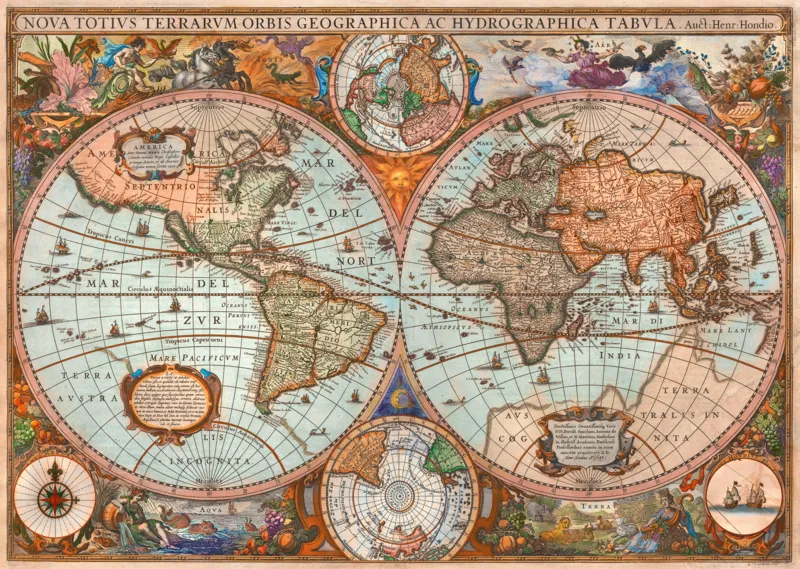 Antique World Map