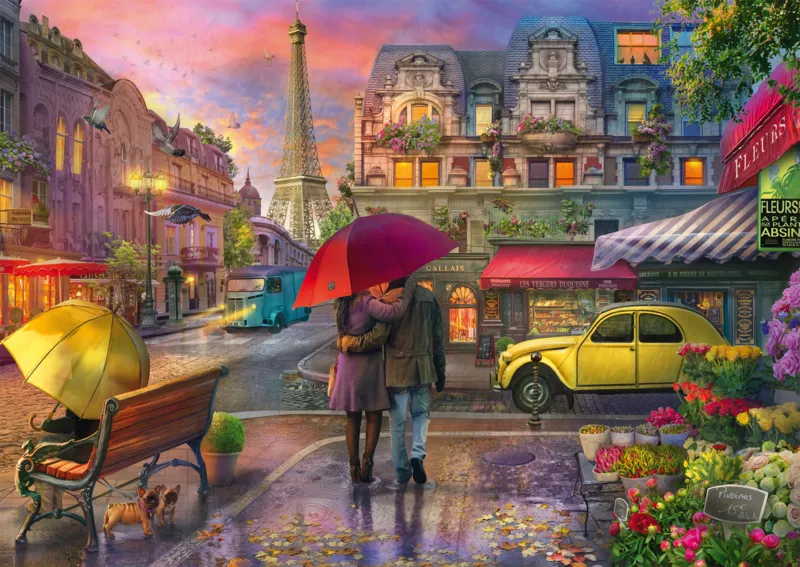 The Magic of Rain in Paris