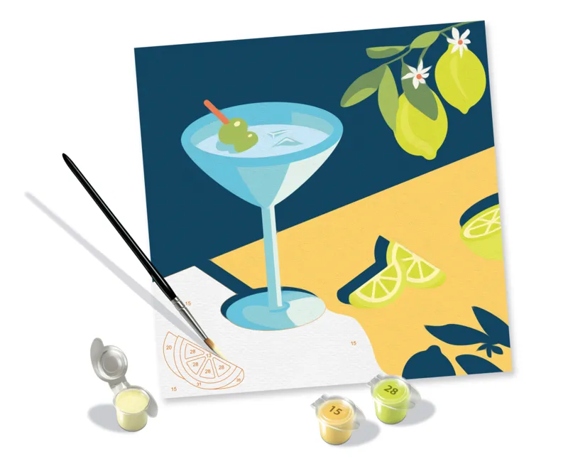 Paint by Number - CreArt - Drink Lemon