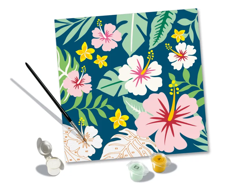 Paint by Number - CreArt - Exotic Flowers