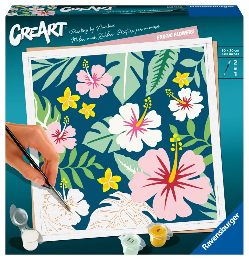 Paint by Number - CreArt - Exotic Flowers