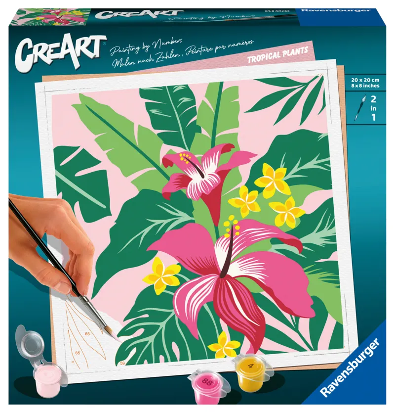 Paint by Number - CreArt - Tropical Plants
