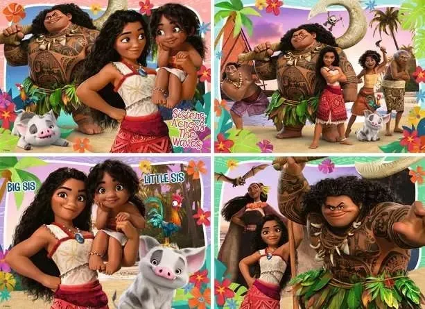 4 Puzzles - Moana 2: Adventures In Oceania