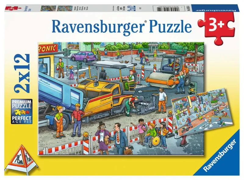 2 Puzzles - Road construction site