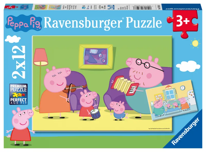 2 Jigsaw Puzzle - Peppa Pig